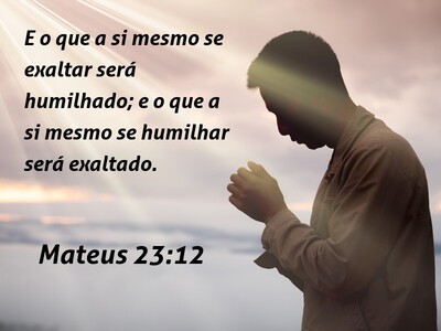 Mateus 23:12 Humilhação (white)